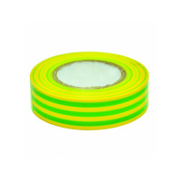 Изолента ПВХ зелёно-жёлтая 19мм х 20м Technics | 10-712