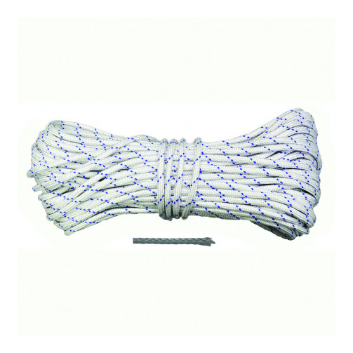 Шнур полипропиленовый плетеный, d=5мм, 50м