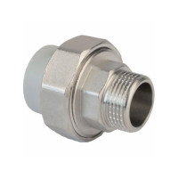 Фітинг американка з зовнішньою різьбою PP-RCT 25х3/4" Fonte | 78-707