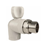 Кран кутовий радіаторний PP-RCT 25х3/4" Fonte | 78-851