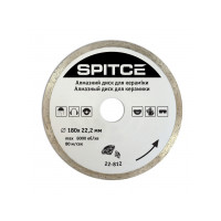 Алмазний диск для керамічних і мармурових плит, 180мм Spitce | 22-812
