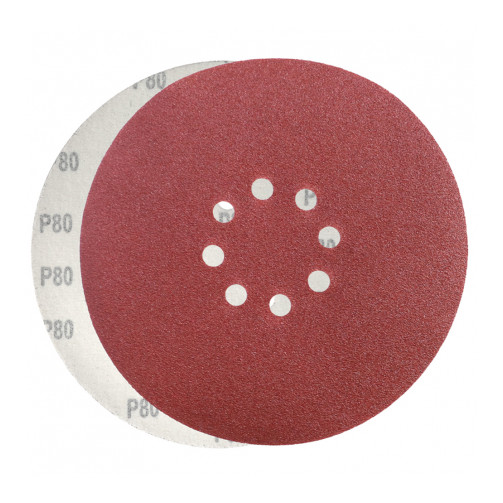 Коло абразивне з отворами, 225 мм, 5 шт., № 100