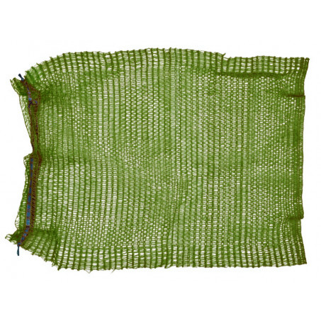 Сітка-мішок для пакування капусти з зав'язкою, зелена, 45х75 см, до 30 кг