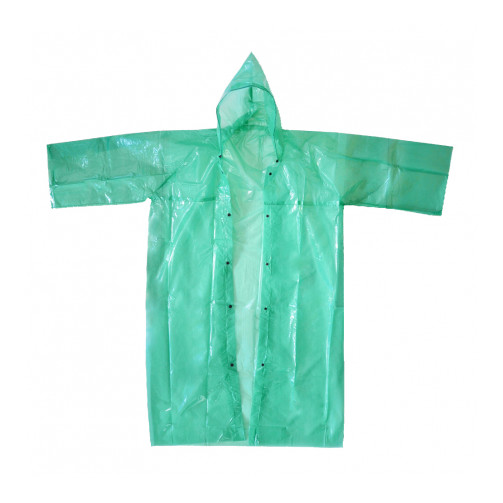 Плащ-дощовик рибацький, на кнопках, зелений