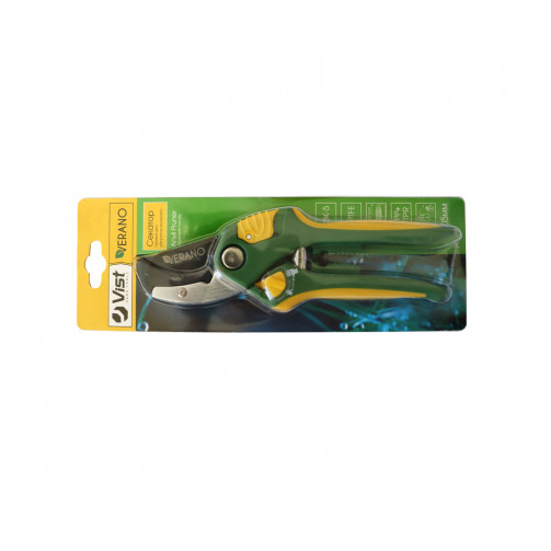 Секатор 205мм, срез прямой, регулятор раскрытия