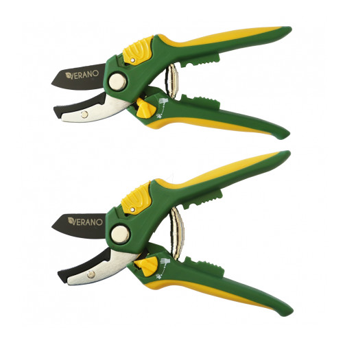 Секатор 205мм, срез прямой, регулятор раскрытия