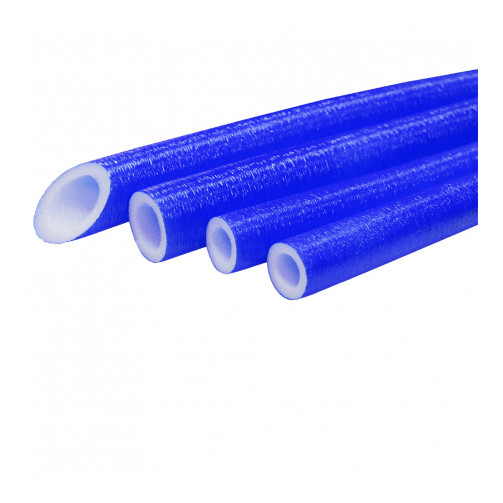 Утеплитель трубный d 35х6 мм, синий, ламинированный