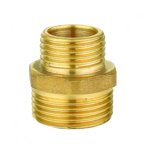 Нипель латунный переходной 1/2"Н-3/4"Н Нипель латунный переходной 1/2"Н-3/4"Н